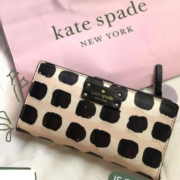 Kate Spade Neda Grove Slim Snap Leather Wallet - Picture 7 of 9